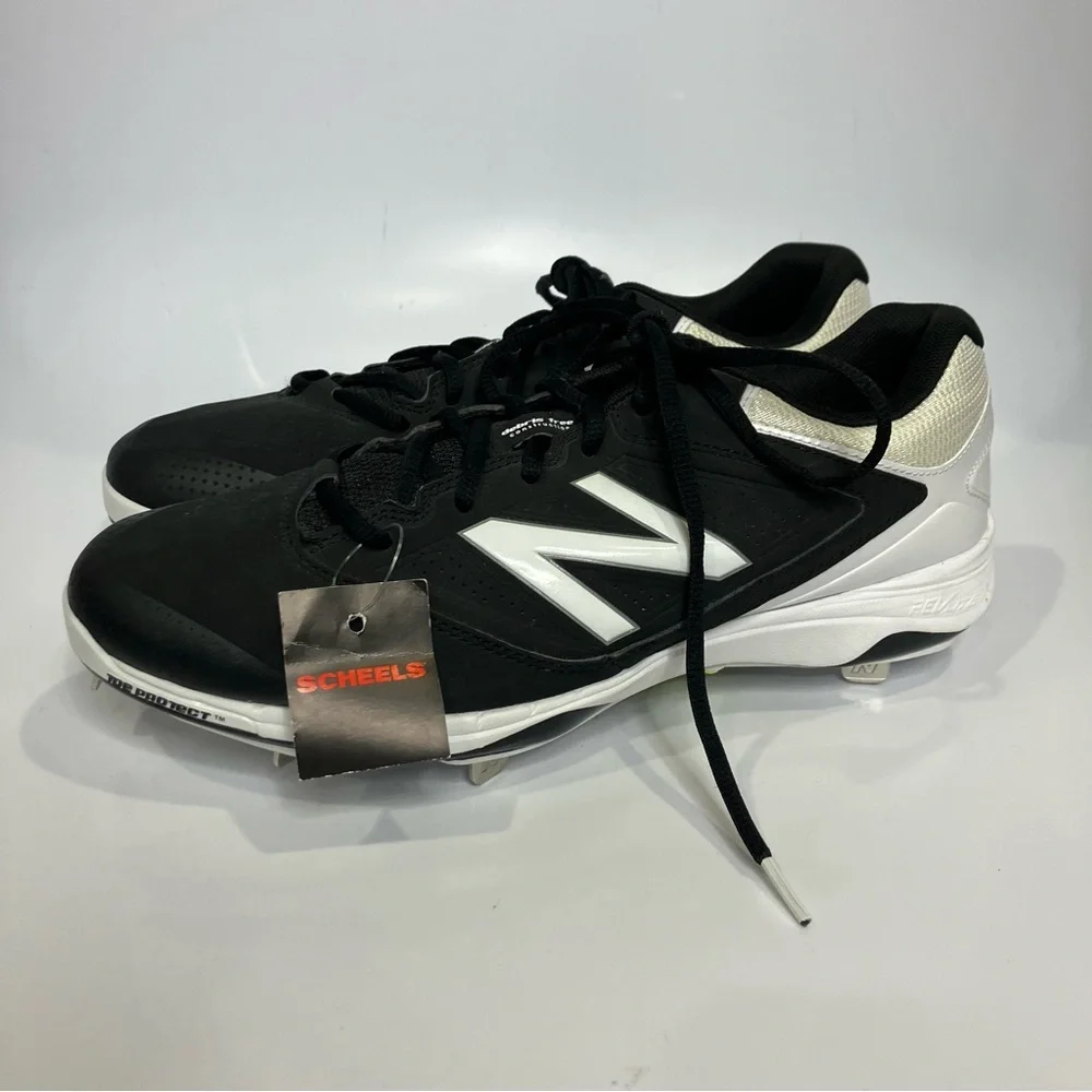 New‎ Balance metal softball cleats women’s size 11 black white new with tags